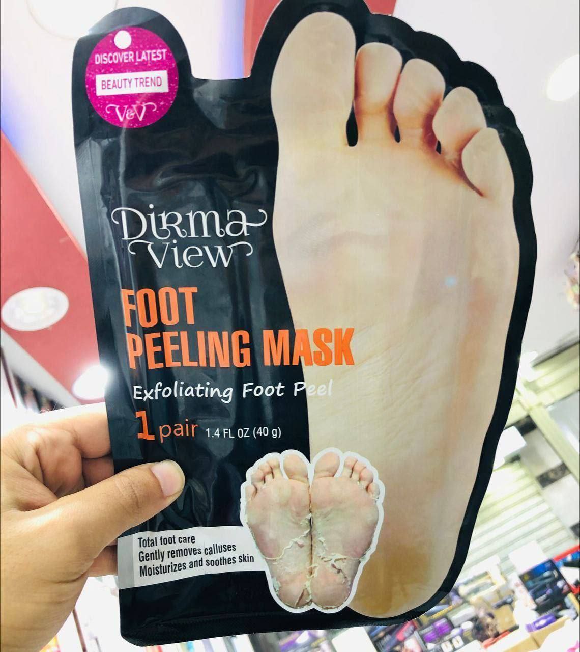 ماسك تقشير القدم الكوري قطعة + قطعة هدية